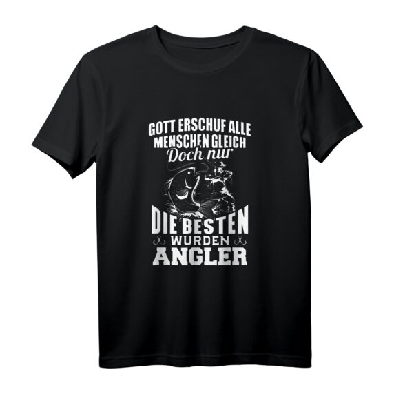 Angel Geschenkidee Vater & Angler T-Shirt - Lustiges Fischer Motiv für Weihnachten, Ostern & Geburtstag