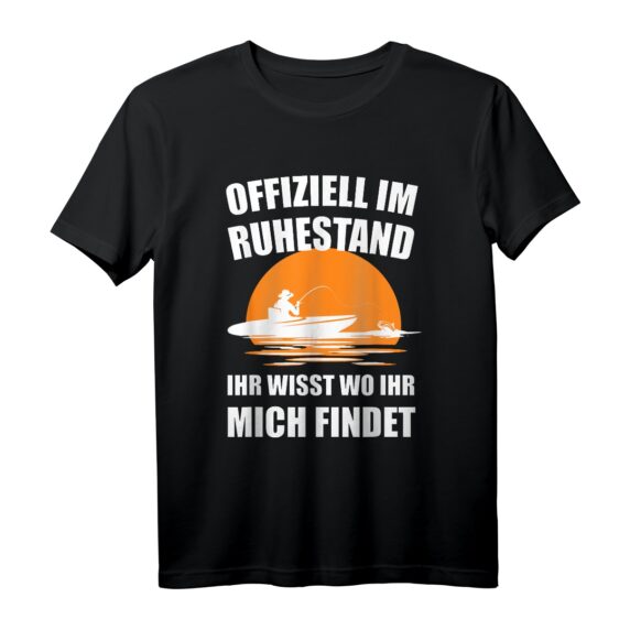 Angler Opa Angeln Ruhestand T-Shirt - Perfektes Geschenk für Rentner und Angelliebhaber im Ruhestand