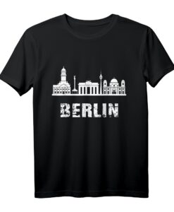 Berlin Skyline Souvenir T-Shirt - Perfektes Outfit für Städtetrip & als Geschenk aus Berlin