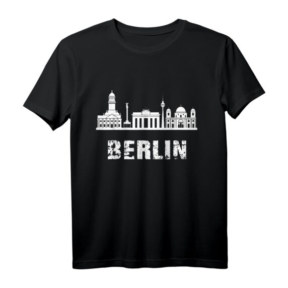 Berlin Skyline Souvenir T-Shirt - Perfektes Outfit für Städtetrip & als Geschenk aus Berlin