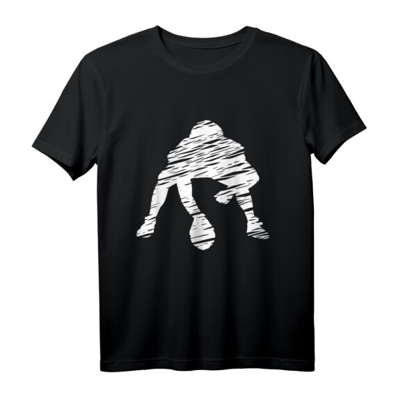 Cooles American Football Running Retro Linien Sport T-Shirt für Fans und aktive Spieler  Perfekt für Spiele, Playoffs und Team-Events
