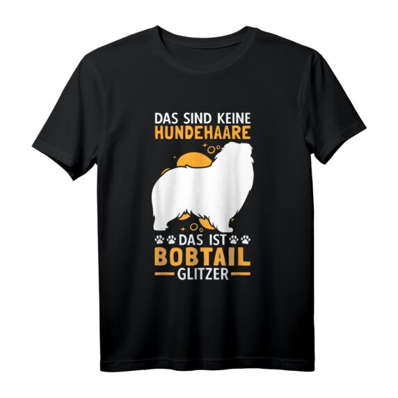 Das ist Bobtail Glitzer Old English Sheepdog T-Shirt  Lustiges Hundemotiv für Hundebesitzer & Züchter