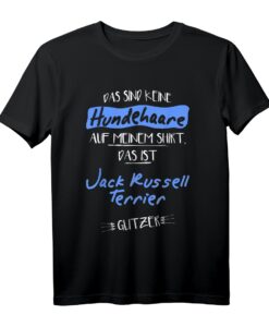 Das sind keine Hundehaare D ist Jack Russell Terrier Glitzer T-Shirt  Humorvolles Geschenk für Hunde- und Jack Russell Terrier-Liebhaber