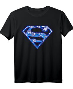 DC Superman-Logocollage T-Shirt - Offizielles Superhelden Merchandise für Fans von Batman, Wonder Woman & Superman, Perfekt als Geschenk
