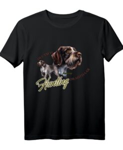 Deutsch Drahthaar Back T-Shirt für Hunde-Liebhaber & Züchter - Perfekt für German Wirehaired Pointer Fans und Hundesportler