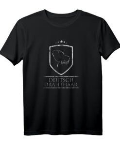 Deutsch Drahthaar Hund T-Shirt - Jagdhund Geschenk für Hunde- und Züchterliebhaber im Vintage Stil