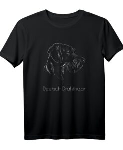 Deutsch Drahthaar Jagdhund Jäger T-Shirt  Perfekt für Jäger, Hundeführer & Jagdliebhaber für Drückjagd, Treibjagd, Pirsch & Ansitz