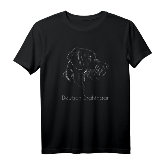 Deutsch Drahthaar Jagdhund Jäger T-Shirt  Perfekt für Jäger, Hundeführer & Jagdliebhaber für Drückjagd, Treibjagd, Pirsch & Ansitz