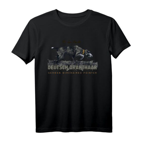 Deutsch Drahthaar Jagdhund T-Shirt - Perfektes Geschenk für Hundeliebhaber, Jäger und Hundetrainer