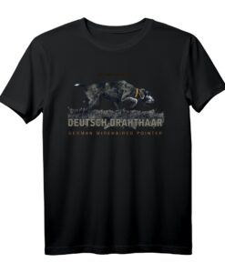Deutsch Drahthaar Jagdhund T-Shirt für Jäger & Hundeliebhaber  Hochwertiges Hundemotivshirt für Jagdhunde, Trainer & Enthusiasten