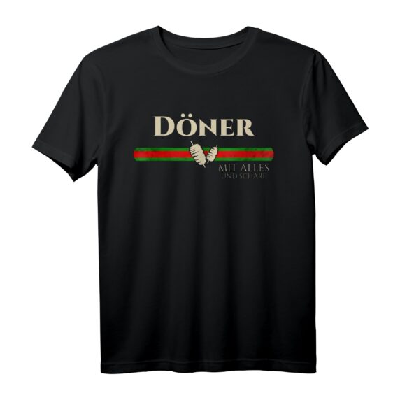 Döner Kebab Design für Türken & Dönerliebhaber | Lustiges Dönermann T-Shirt für Fast Food Fans