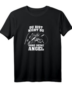 Du bist nicht du ohne deine Angel - Lustiger Angler Pullover Hoodie für Angeltouren, Geburtstage, Weihnachten, Ostern & Vatertag