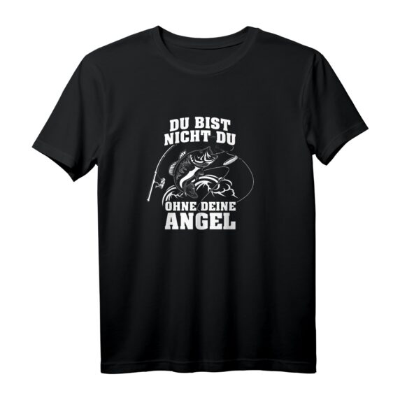 Du bist nicht du ohne deine Angel - Lustiger Angler Pullover Hoodie für Angeltouren, Geburtstage, Weihnachten, Ostern & Vatertag