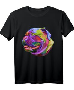 Englische Bulldogge Pop Art Porträt T-Shirt für Hundebesitzer  Perfektes Geschenk für Hundeliebhaber, Herrchen & Frauchen