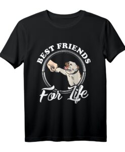 Englische Bulldogge T-Shirt | Best Friends for Life - Perfektes Geschenk für Bulldoggen-Liebhaber
