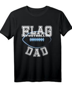 Flag Football Dad T-Shirt für Väter - Perfektes Outfit für Flag Football Spiele & Unterstützung der Kinder