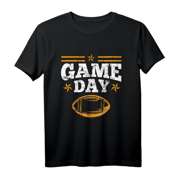 Game Day American Football T-Shirt  Perfektes Geschenk für Football Fans und Spieler zum Geburtstag oder Weihnachten