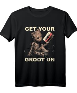 Guardians of the Galaxy Vol.2 Get Your Groot On T-Shirt - Marvel lizenziertes Fan-Shirt für Superhelden-Fans