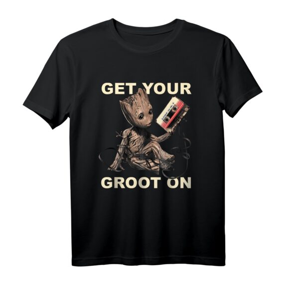 Guardians of the Galaxy Vol.2 Get Your Groot On T-Shirt - Marvel lizenziertes Fan-Shirt für Superhelden-Fans