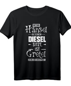 Hänsel fährt Diesel Fridays for Hubraum - Cooles T-Shirt für Autofans, Tuner & Motorsportliebhaber, Perfekt als Geschenk