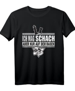 Herren American Football T-Shirt mit Spruch: 'Ich mag Schach. Aber nur auf dem Rasen.' - Lustiges Geschenk für Football Fans & Teammitglieder