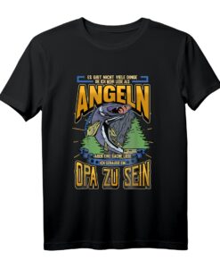 Herren Angeln Karpfen Opa Rentner Lustig Spruch Geschenk T-Shirt  Perfektes Angelgeschenk für Männer, Opas & Rentner