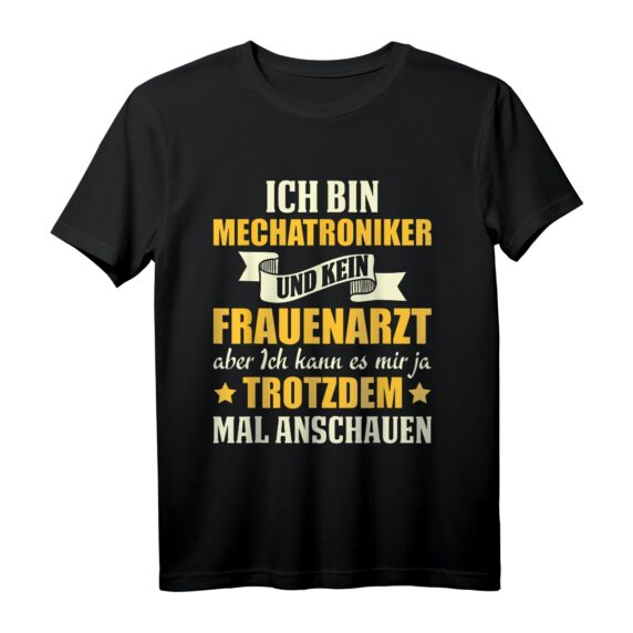 Herren T-Shirt mit zweideutigem Spruch für Kfz-Mechatroniker - Lustiges Geschenk für Mechaniker, Autoschrauber & Automechaniker