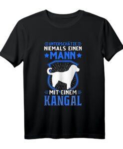 Kangal Mann Anatolischer Hirtenhund T-Shirt  Für Kangal Besitzer, Züchter & Hundeliebhaber, Perfekt für Hundeplatz & Gassi gehen