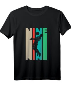 Kinder 9. Geburtstag Football T-Shirt - Lustiges Vintage Football Geschenk für Jungen, Lineman & Quarterback Fans