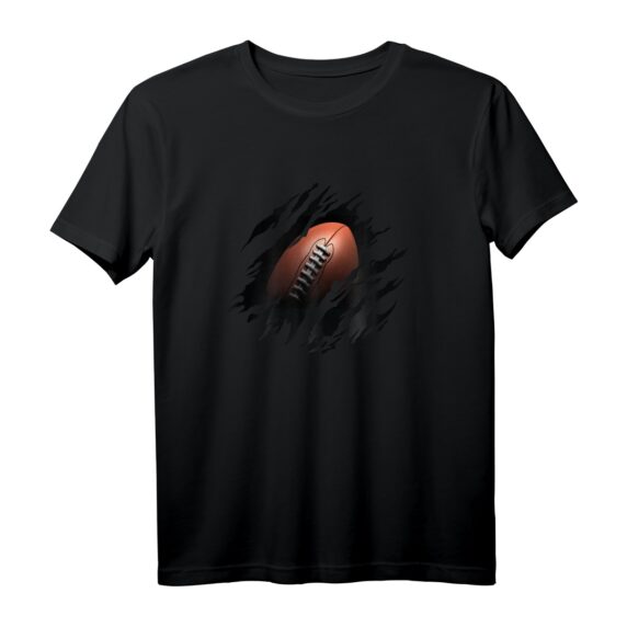 Love American Football In Me Ball Player Distressed Fan T-Shirt  Perfektes Geschenk für Football Fans, Quarterbacks & Trainer für Spieltage & Sunday Funday