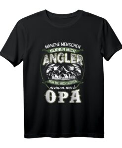 Lustiges Angler T-Shirt für Opa & Papa mit Spruch - Perfektes Geschenk zum Geburtstag & Vatertag für Angler und Fischliebhaber