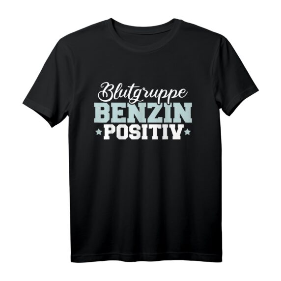 Lustiges Autos Blutgruppe Benzin Positiv KFZ Mechaniker T-Shirt  Perfektes Geschenk für Automechaniker, Schrauber & Kfz-Profis zu Geburtstag & Weihnachten