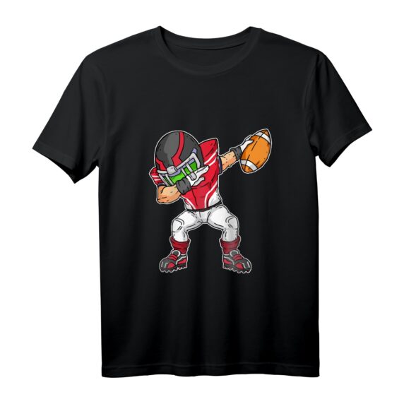 Lustiges Football Dabbing Jungen Geschenkidee - Dab Football T-Shirt für Fans, Spieler & Geburtstagspartys