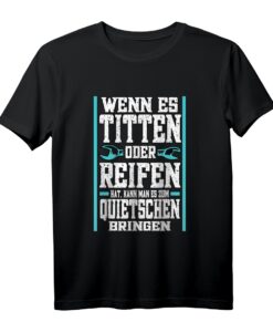 Lustiges Titten KFZ Auto Mechaniker Beruf T-Shirt - Geschenkidee für Automechaniker, Schrauber, Tuner & Hobby Werkstattprofis