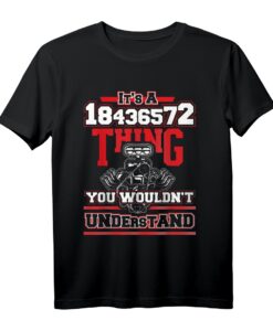 Lustiges V8 Motor Zündfolge 18436572 T-Shirt für Auto Jungs & Motorheads  Perfektes Geschenk für Auto Enthusiasten, Geburtstag, Weihnachten & Vatertag