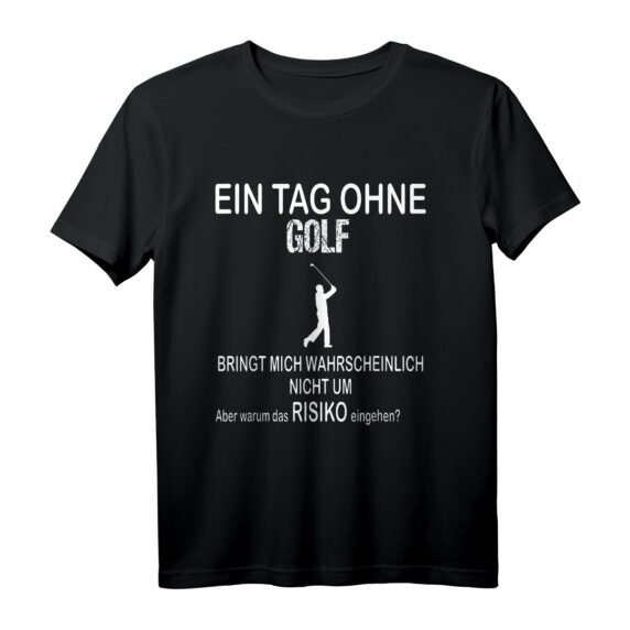 Lustiges Weihnachts- und Advent T-Shirt mit Golfmotiv - Perfektes Geschenk für Golffreunde, Familie & Freunde