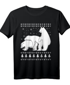 Lustiges Weihnachtsgeschenk: Perverse Bären Spaß Ugly Shirt für Männer & Frauen - Witziges T-Shirt für Freunde, Kollegen & Familie