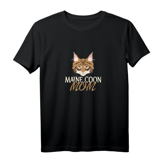 Maine Coon Mom T-Shirt für Katzenliebhaberinnen - Stolzes Frauchen Geschenk für Maine Coon Besitzerinnen
