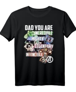 Marvel Avengers Papa T-Shirt - Offiziell Lizenzierte Marvel Fanbekleidung für Superhelden-Fans