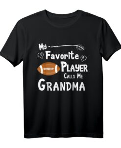 Mein Lieblingsspieler nennt mich Oma - American-Football T-Shirt für Fans, Trainer & Schüler, ideales Geschenk für Sportveranstaltungen
