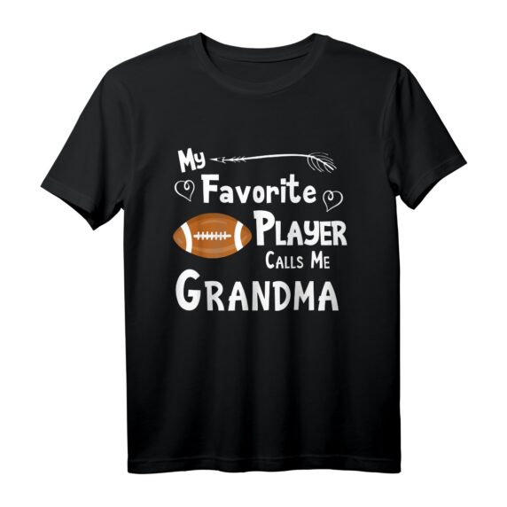 Mein Lieblingsspieler nennt mich Oma - American-Football T-Shirt für Fans, Trainer & Schüler, ideales Geschenk für Sportveranstaltungen