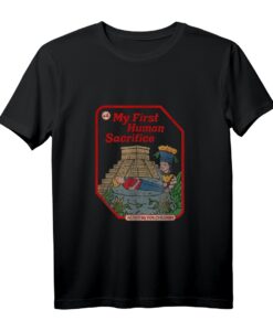 My First Human Sacrifice Occult Goth Vintage Childgame T-Shirt  Trendiges Gothic-Design im Retro-Look für Okkult-, Grunge- und Gothic-Fans
