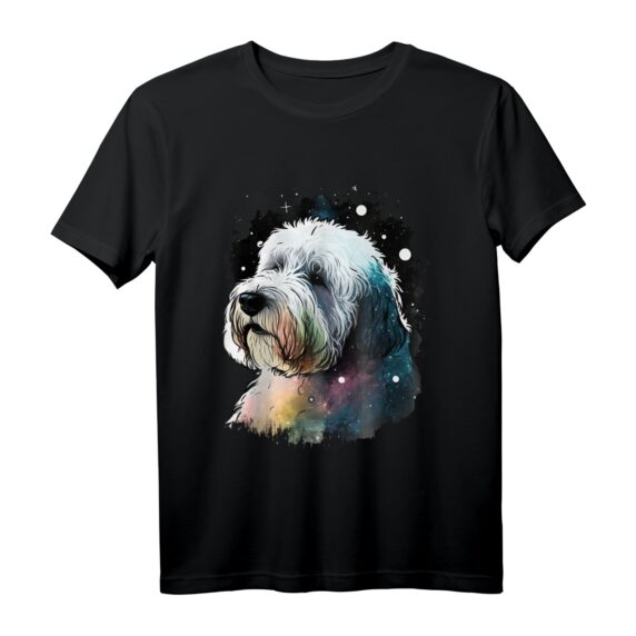 Outer Space Old English Sheepdog T-Shirt  Galaxy Astronaut Bobtail für Sheepdog-Fans, Weltraum-Design & Tierliebhaber