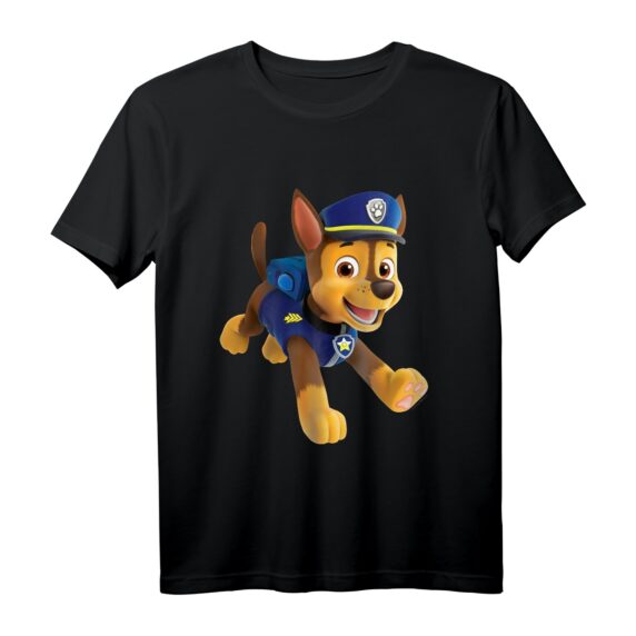 Paw Patrol Chase T-Shirt - Offiziell lizenzierte Kinderbekleidung für kleine Fans