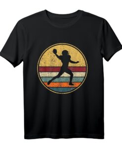 Retro American Football Spieler - Vintage Football T-Shirt für Fans, Trainer & Football Enthusiasten als Geschenk