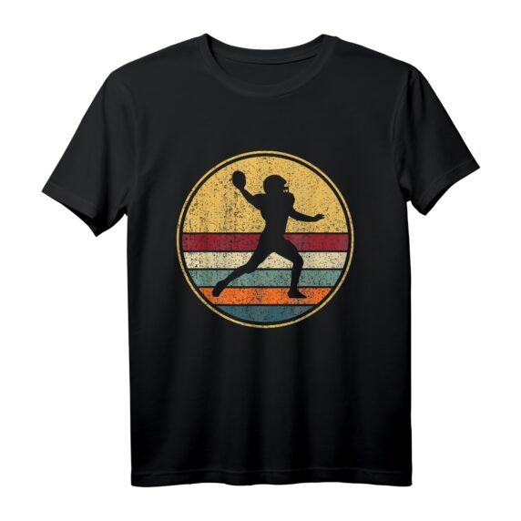 Retro American Football Spieler - Vintage Football T-Shirt für Fans, Trainer & Football Enthusiasten als Geschenk