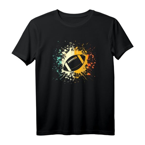 Retro American Football Spieler Geschenk - Vintage T-Shirt für Footballfans, Trainer & Spieler