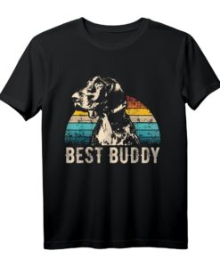 Retro Deutsch Kurzhaar T-Shirt Geschenk Idee - Lustiges Hundemotiv Shirt für Geburtstage & Weihnachten für Hundebesitzer und Tierliebhaber