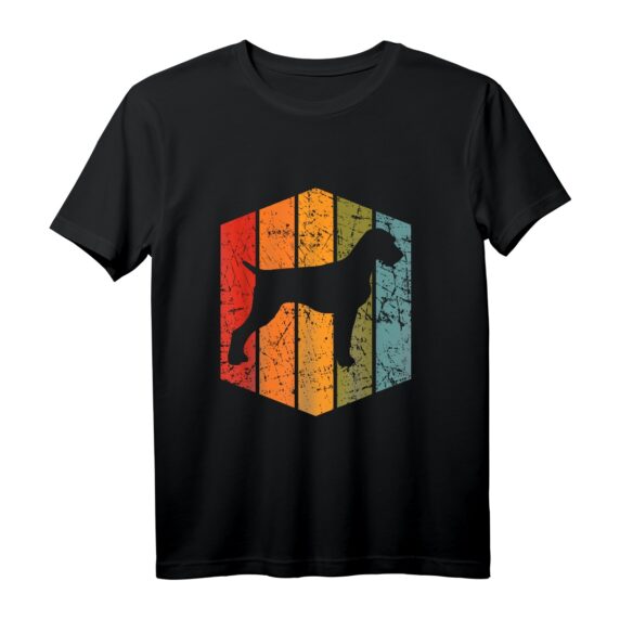 Retro Hundeliebhaber Geschenk - Vintage Deutsch Drahthaar T-Shirt für Hunde Mamas & Papas, Perfekt für Hundeliebhaber