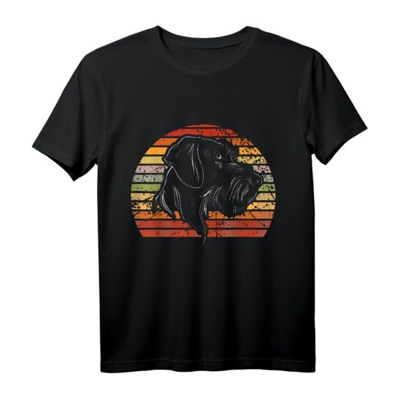 Retro Vintage Drahthaar Zeigerkopf Hundeliebhaber T-Shirt - Perfektes Geschenk für GWP Fans und Hundeliebhaber im Vintage Stil